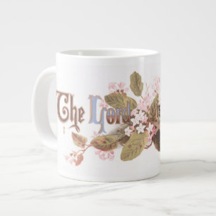 "Der Herr ist auferstanden" Vintage-Osterblüten Jumbo-Tasse