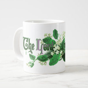 "Der Herr ist auferstanden" Vintage-Osterkunst grü Jumbo-Tasse