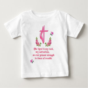 Der Herr ist mein Fels Baby T-shirt