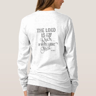 Der Herr ist mein Felsen - Ps 18:2 T-Shirt
