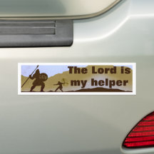 Der Herr ist mein Helfer (NWO) Autoaufkleber