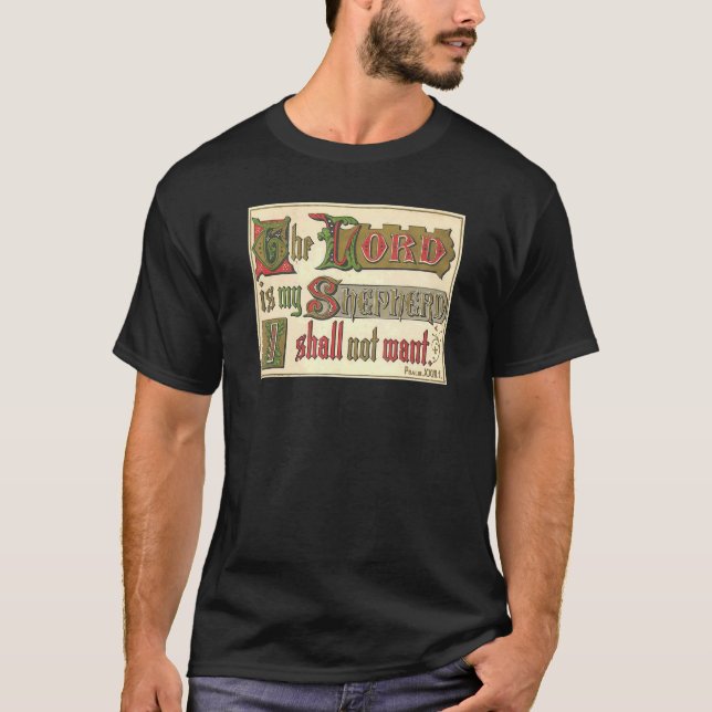 Der Herr ist mein Hirte, den ich nicht religiös Wo T-Shirt (Vorderseite)