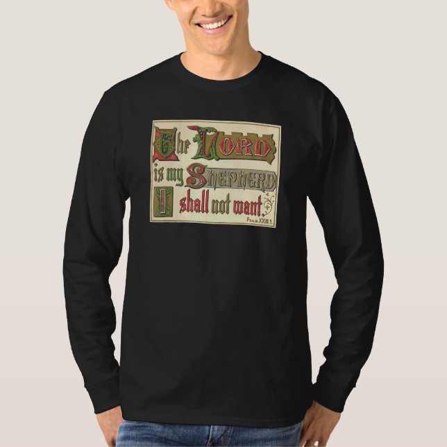 Der Herr ist mein Hirte, den ich nicht religiös Wo T-Shirt (Vorderseite)