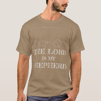 Der Herr ist mein Hirte Jesus Bible Sprichwort T-Shirt