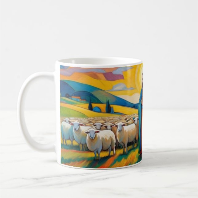 Der Herr ist mein Hirte Kaffeetasse (Links)