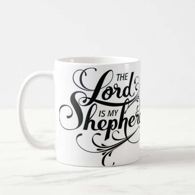 Der Herr ist mein Hirte Kaffeetasse (Links)