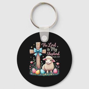 Der Herr ist mein Hirte Ostern Christliches Lamm O Schlüsselanhänger