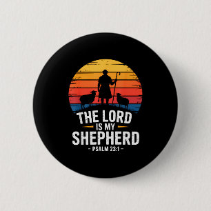 Der Herr ist mein Hirte Psalm 23_1 Bibelvers Button