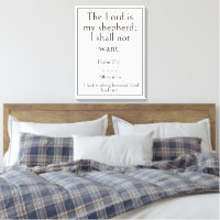 Der Herr ist mein Hirte, Psalm 23:1 Bibelvers