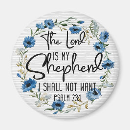 Der Herr ist mein Hirte | Psalm 23:1 Bibelverse Magnet