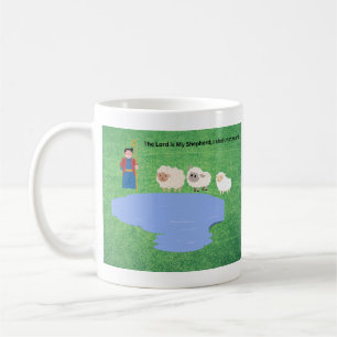 Der Herr ist mein Hirte Psalm 23:1 Kaffeecup Kaffeetasse