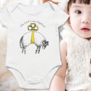Der Herr ist mein Hirte Psalm 23 Baby Strampler