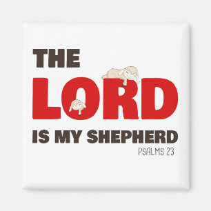 Der Herr ist mein Hirte Psalmen 23 Christlicher Gl Magnet