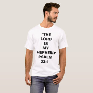 "Der Herr ist mein Hirte" T - Shirt der Männer