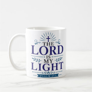 Der Herr ist mein Licht Christlicher Hoffnungszita Kaffeetasse