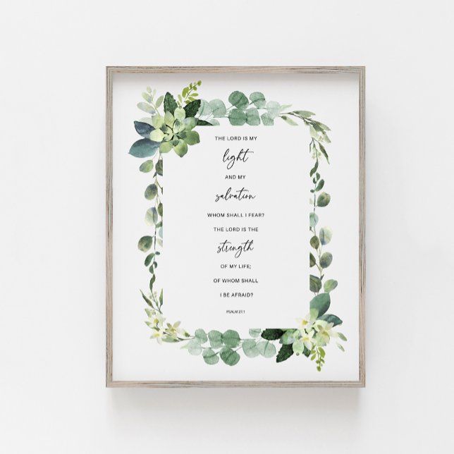 Der Herr ist mein Licht Poster (Von Creator hochgeladen)