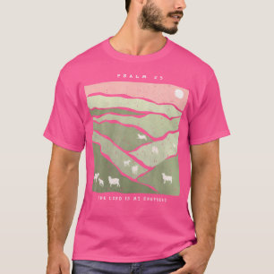 Der Herr ist mein Schäferbibel Verse Jesus Sheep L T-Shirt