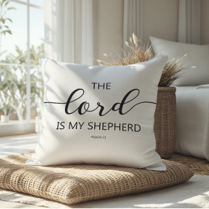 Der Herr ist mein Schäferhund Psalm 23 Spitzendruc Kissen
