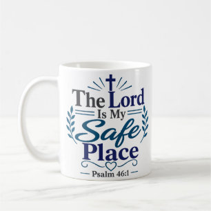 Der Herr ist mein sicherer Ort Schriftbasiertes Zi Kaffeetasse