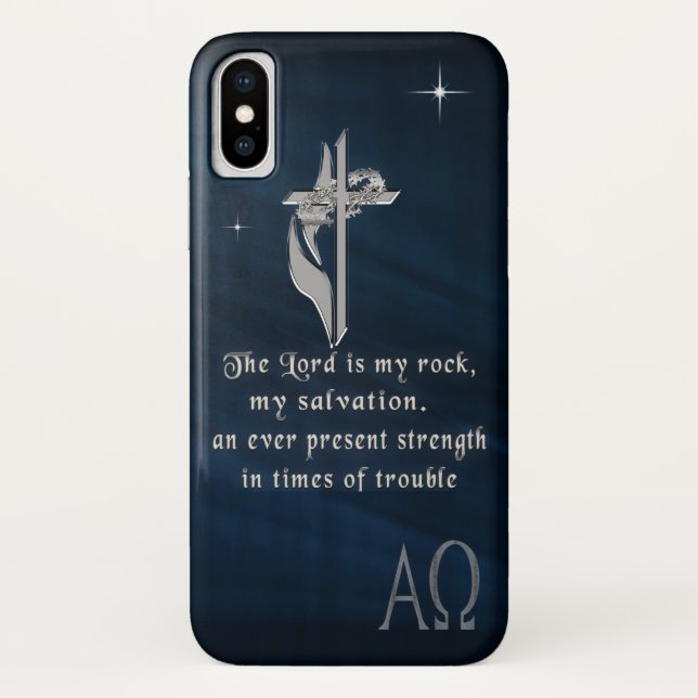 Der Herr ist mein Stein Case-Mate iPhone Hülle (Rückseite)