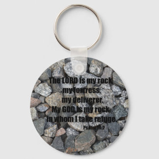 Der Herr ist meine Rock Key Chain Schlüsselanhänger