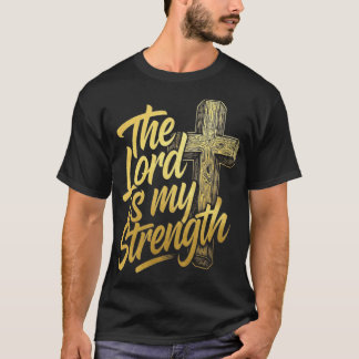 der Herr ist meine Stärke Familie T-Shirt
