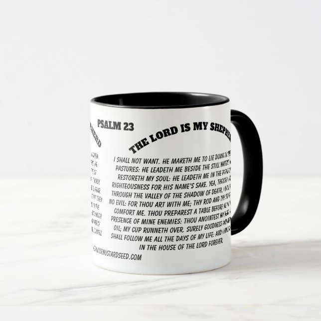 DER HERR IST MEINE TASSE (VorderseiteRechts)