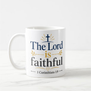Der Herr ist treu Inspirierendes christliches Zita Kaffeetasse