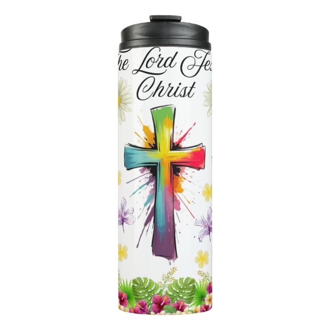 Der Herr Jesus Christus Thermosbecher (Vorderseite)