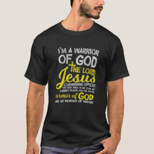 Der Herr, Jesus, rühmt Gott, überkreuzt den Glaube T-Shirt