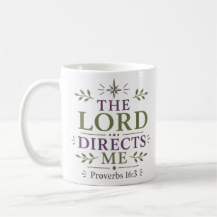 Der Herr leitet mich Christliche Morgenandacht Kaffeetasse