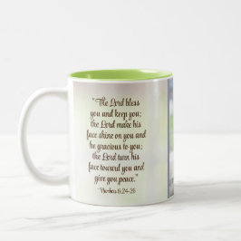 Der Herr segne euch die Nummern 6:24-26 Bibelverse Tasse