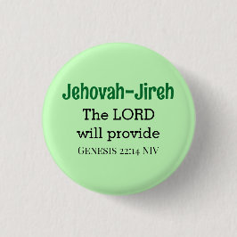 Der Herr wird die Bibel Verse Licht Grün geben Button