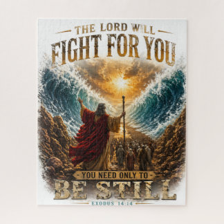 Der Herr wird für euch kämpfen Exodus 14:14 Puzzle