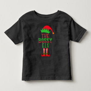 Der herrische Elf Weihnachten Familie passende Pyj Kleinkind T-shirt