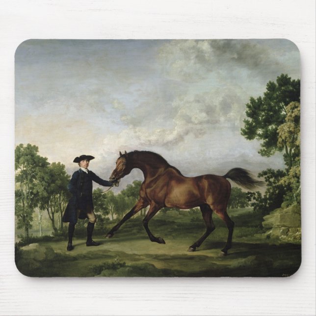 Der Herzog von Ancasters Bucht Stallion "freier Mousepad (Vorne)