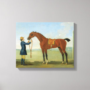 Der Herzog von Devonshires Fliegen Childers, 1742 Leinwanddruck