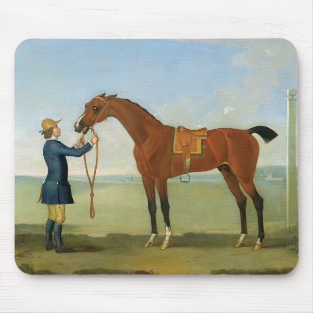 Der Herzog von Devonshires Fliegen Childers, 1742 Mousepad (Vorne)