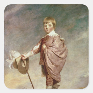Der Herzog von Gloucester als Junge Quadratischer Aufkleber