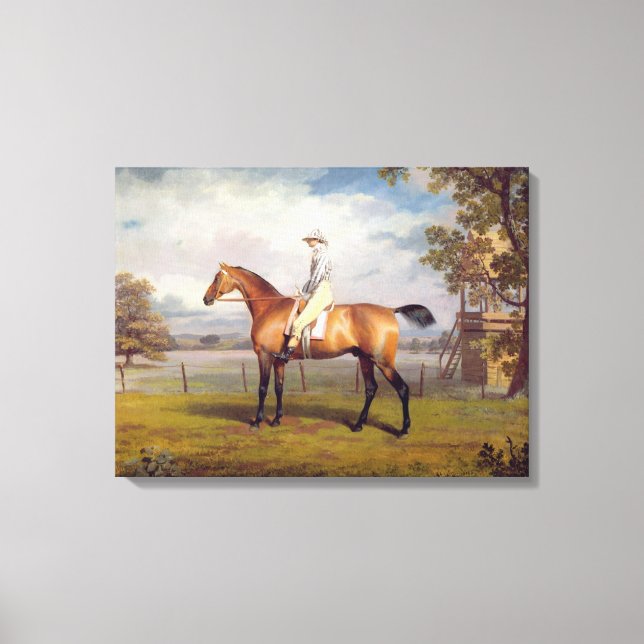 Der Herzog von Hamiltons Verkleidung mit Jockey Up Leinwanddruck (Vorderseite)