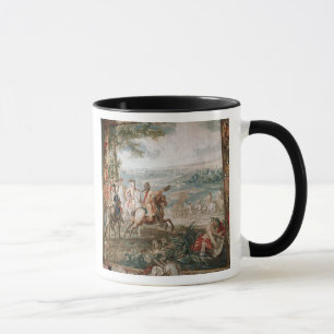 Der Herzog von Marlborough überblickt seine Tasse