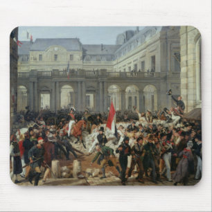 Der Herzog von Orleans verlässt das Palais Royal Mousepad