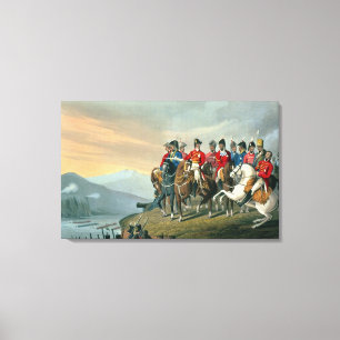 Der Herzog von Wellington und seine Leinwanddruck