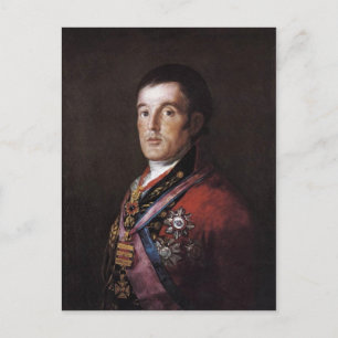 Der Herzog von Wellington von Francisco Goya Franc Postkarte