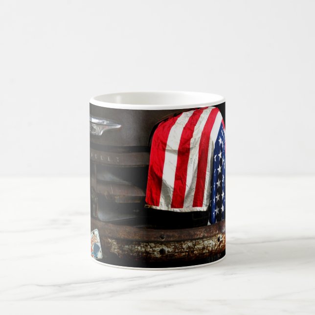 Der Herzschlag von Amerika Kaffeetasse (Mittel)