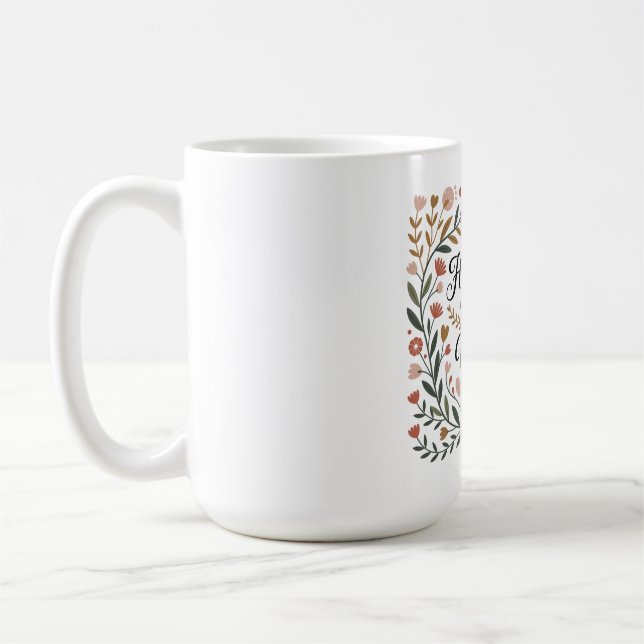 Der Herzschlag Zu Hause Ist Mutterliebe Kaffeetasse (Links)