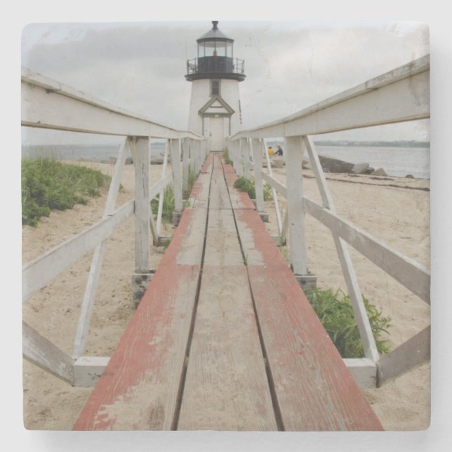 Der heutige Leuchtturm, der letzte von vielen Steinuntersetzer (Vorderseite)