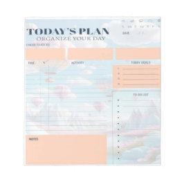 Der heutige Planer - einfach und effektiv täglich  Notizblock