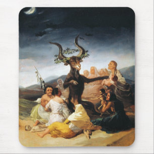 Der Hexenzirkel Francisco José de Goya Meisterwerk Mousepad