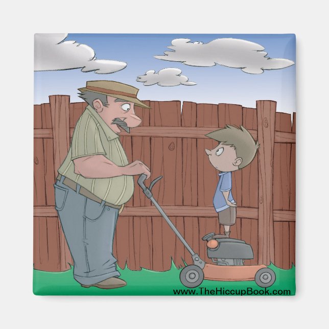 Der Hiccup Buchmagnet - der Nachbarn Magnet (Vorne)